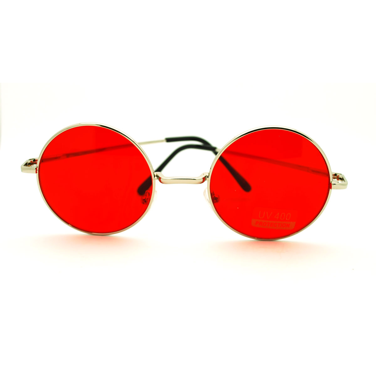 70s Retro Bright Color Lens Perfect Circle Round Sunglasses Ebay