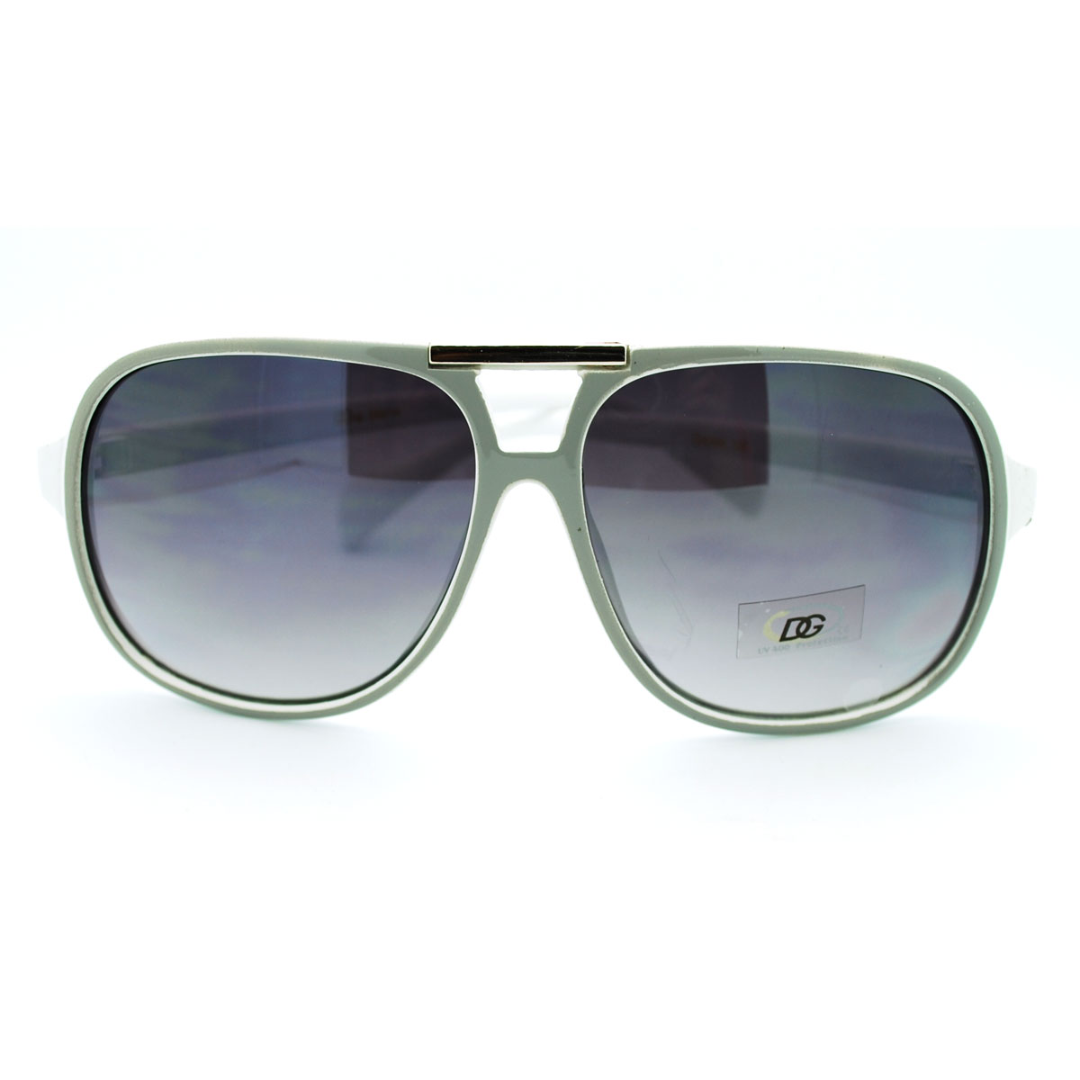 Dg Eyewear 2 Tone Mobster Flat Top Plastic Aviator Sunglasses Ebay