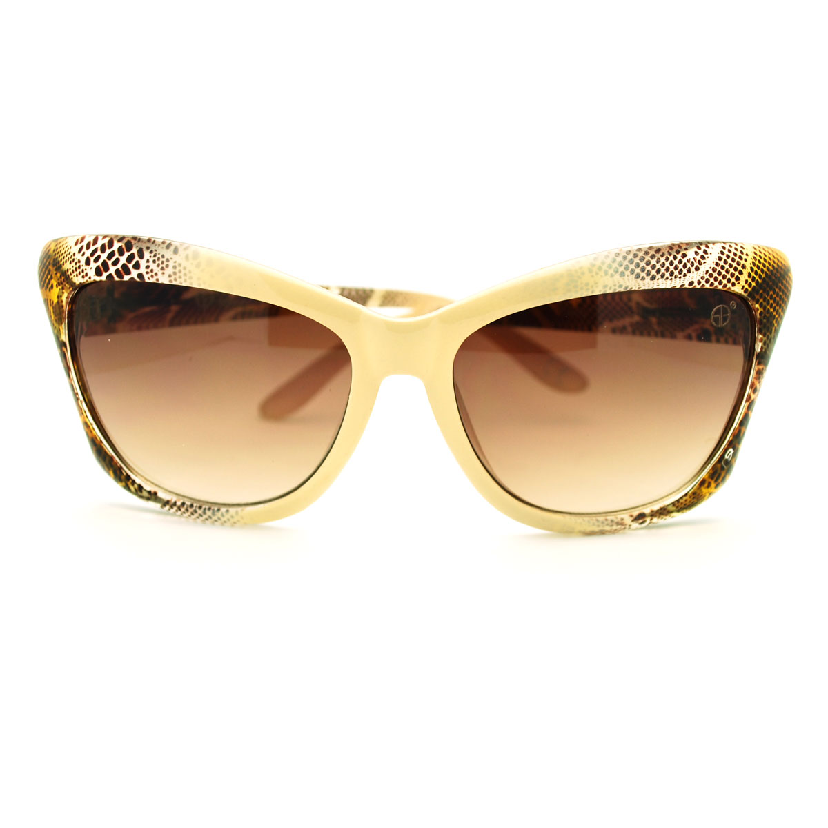 Cat Eye Sunglasses with UV Protection, Oversized, Plastic Frame Women main image 2