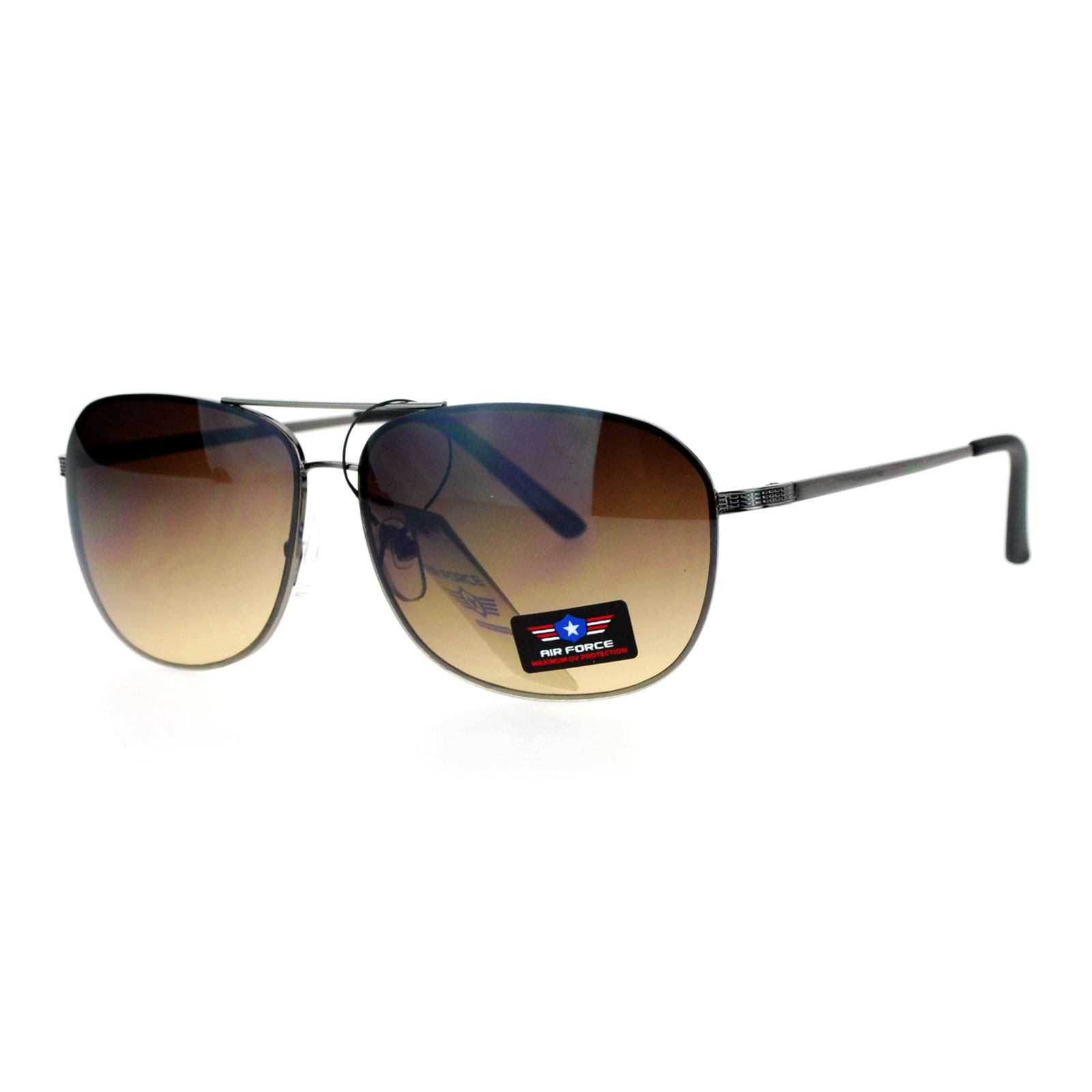 Sa106 Air Force Mens Mirrored Rimless Aviator Sunglasses Ebay 