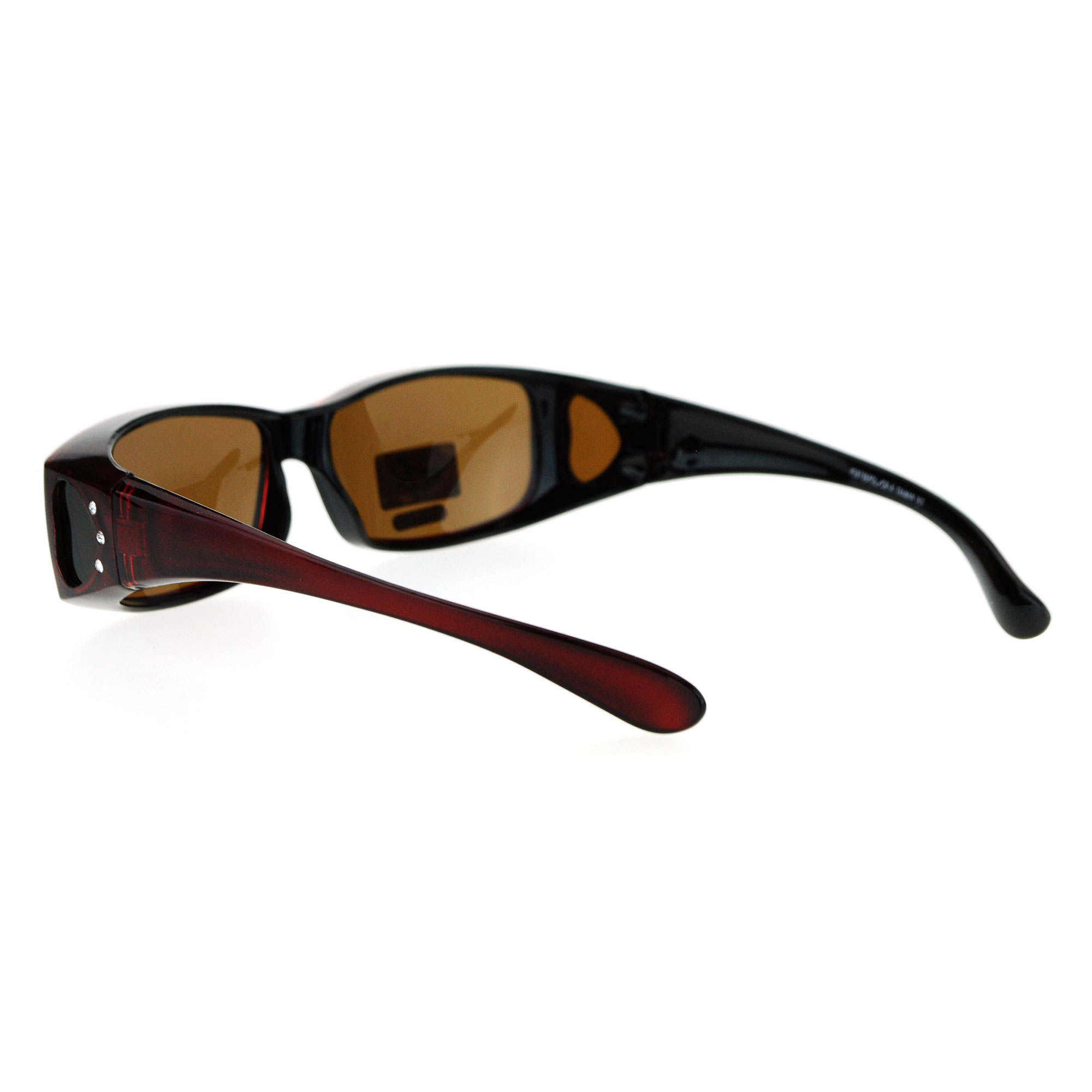 SA106 Rhinestone Womens Floral Fitover OTG 57mm Sunglasses