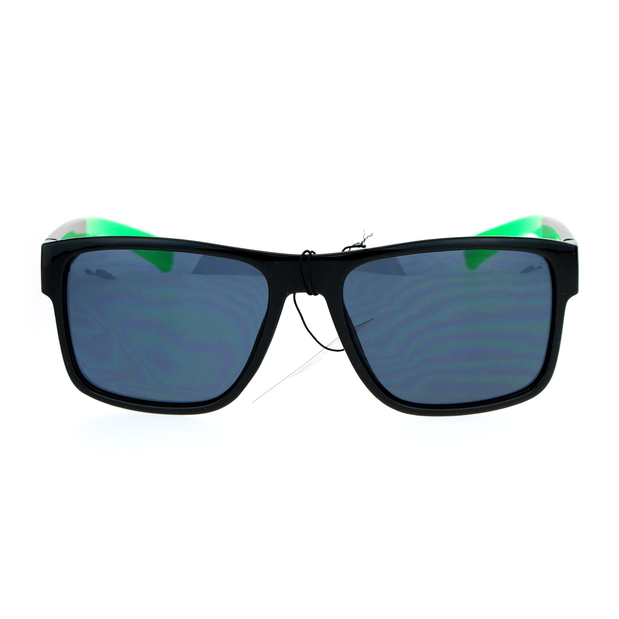thumbnail image 2 of Kush Pot Head Sunglasses - Racer Flat Top Style, UV Protection, Weed Leaf Graphics 2 of 4