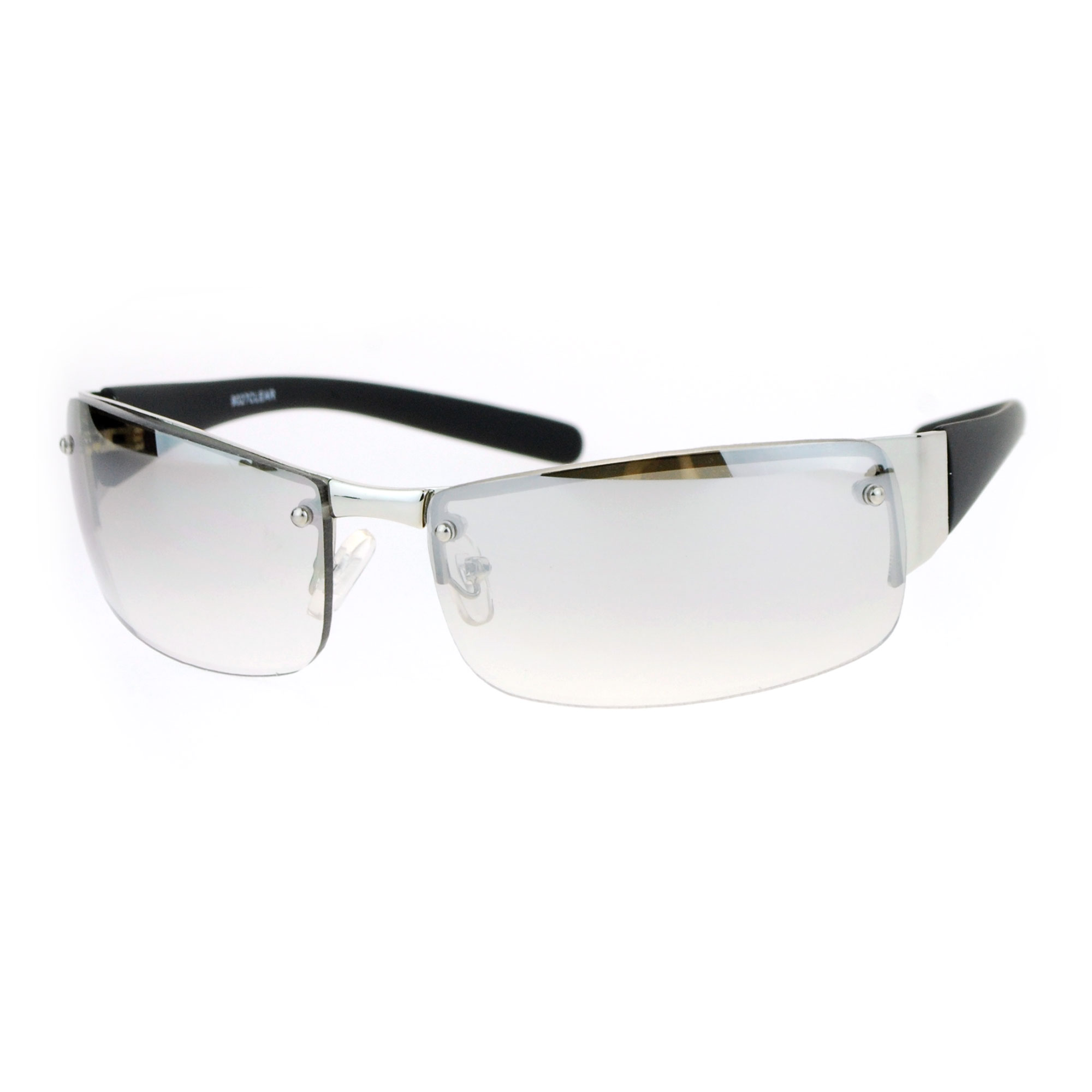 Sa106 Classic Luxury Elegant Rimless Rectangular Mens Fashion Sunglasses Ebay 