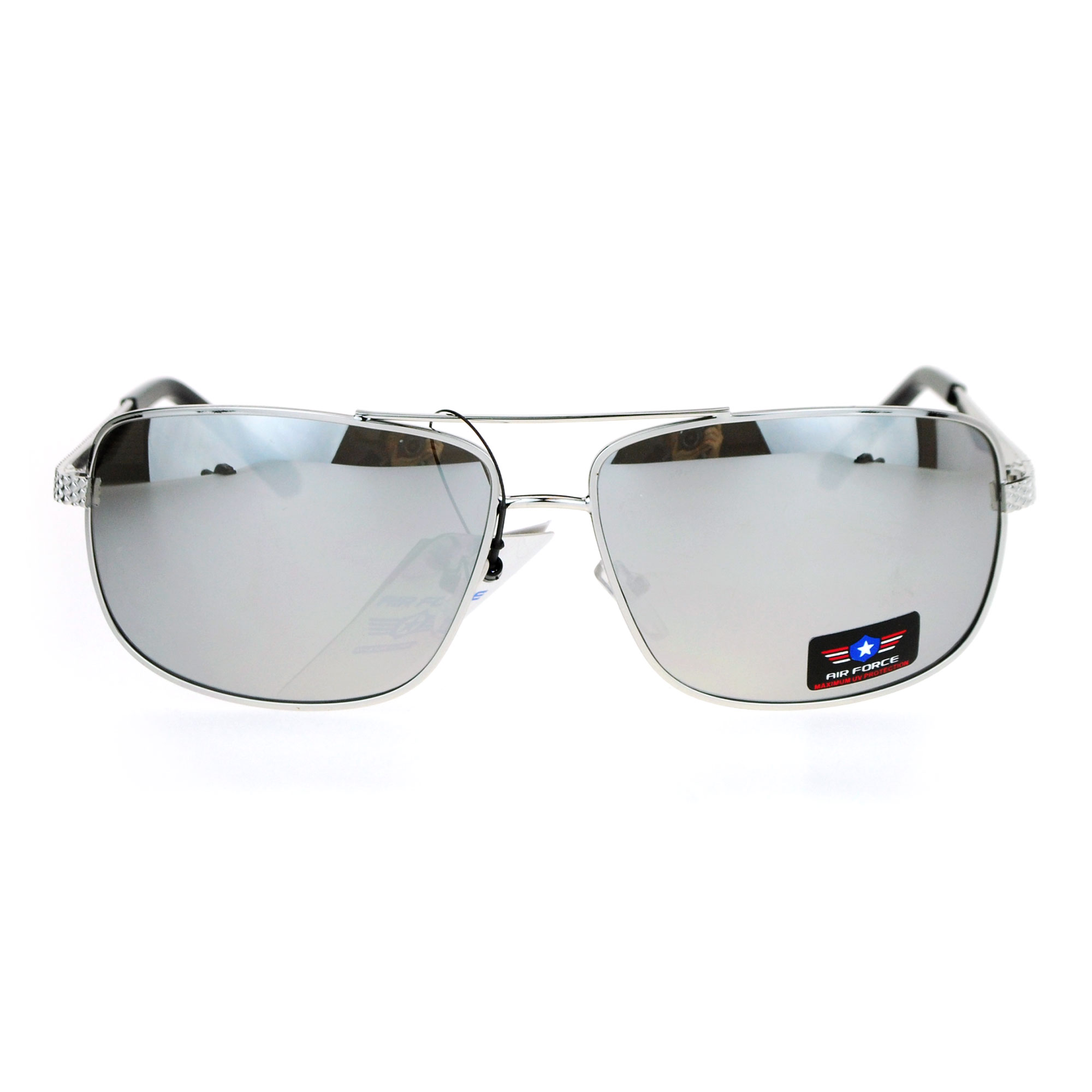 Air Force Narrow Rectangular Aviator Police Style Sunglasses Ebay