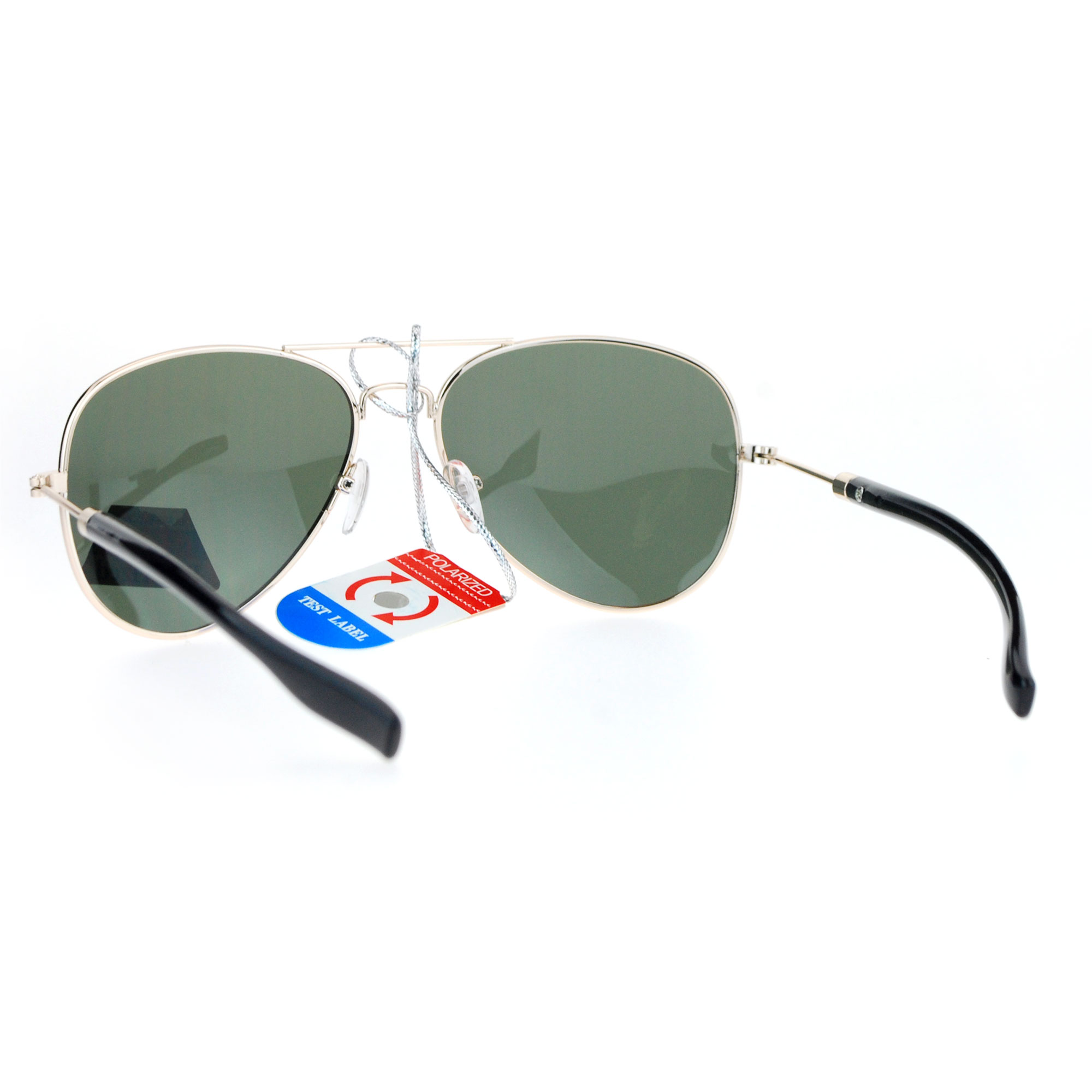 Sa106 Anti Glare Polarized Lens Classic Wire Metal Rim Mens Sunglasses Ebay 