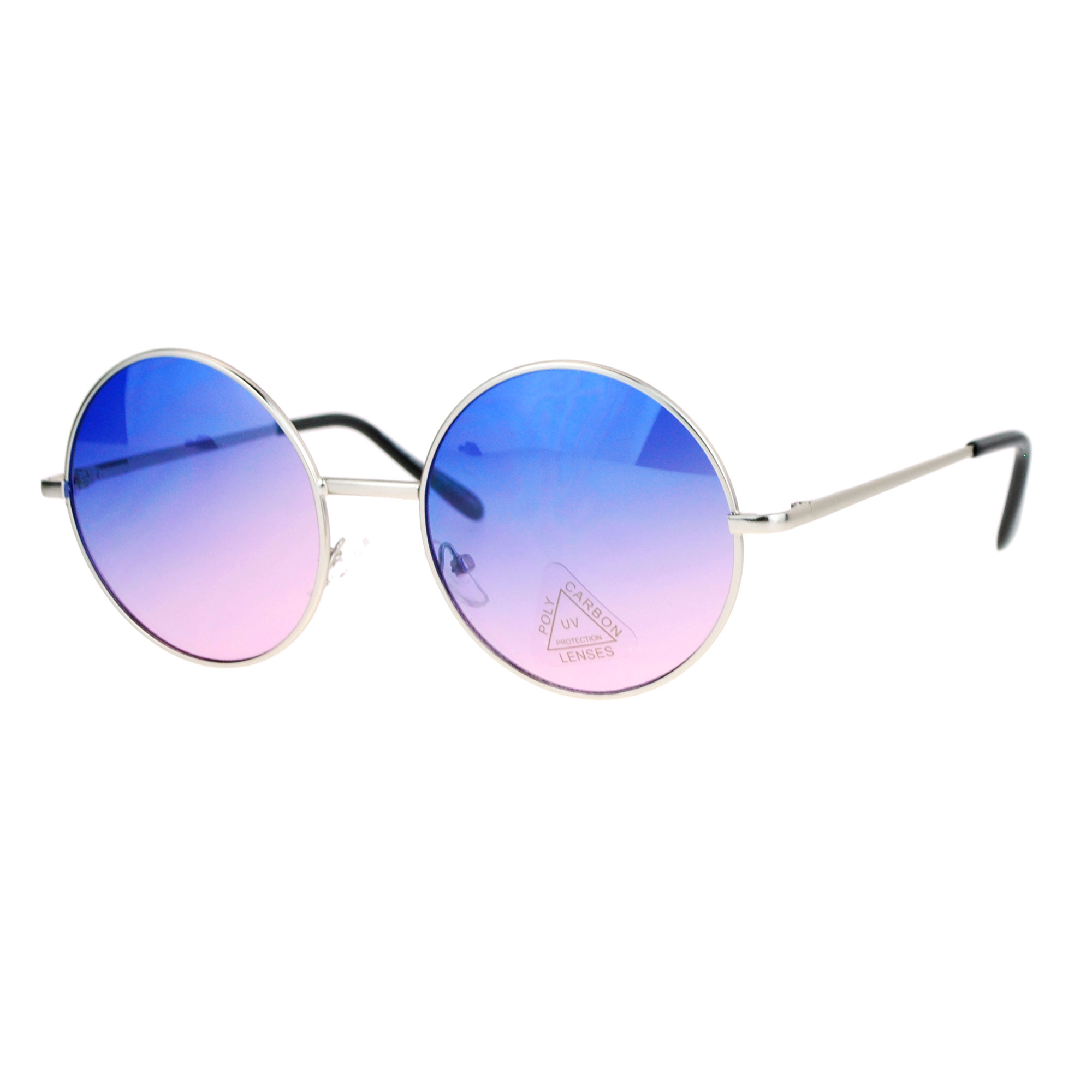 Sa106 Oceanic Color Lens Round Circle Hippie Sunglasses Ebay