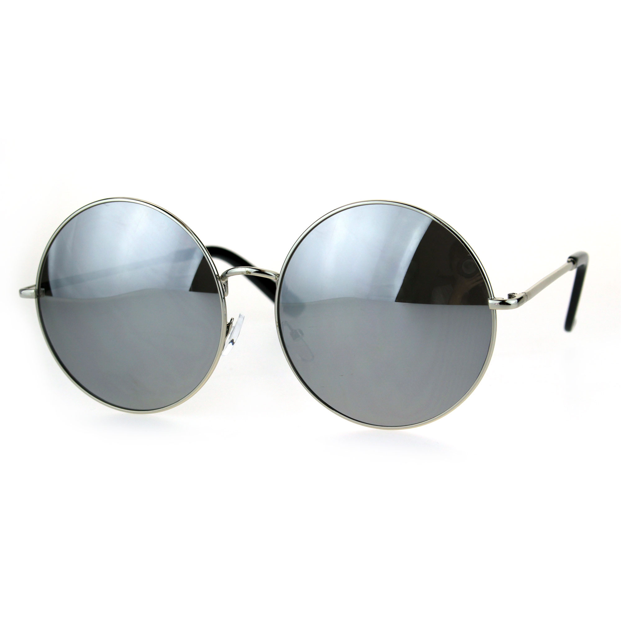 Classic Oversize Japlin Round Circle Lens Hippie Metal Rim Sunglasses Ebay 
