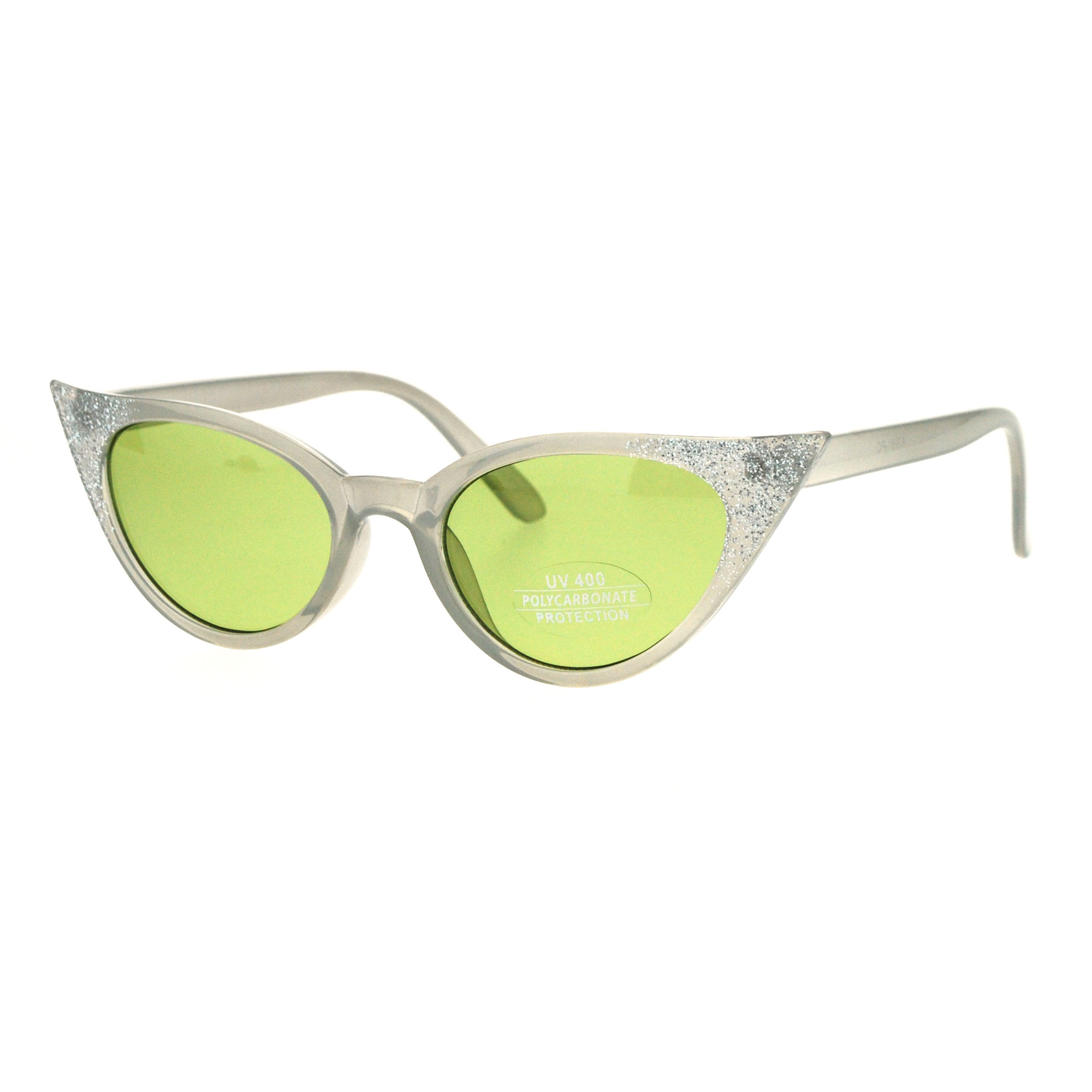 Womens Retro Vintage Style Glam Narrow Cat Eye Sunglasses Ebay