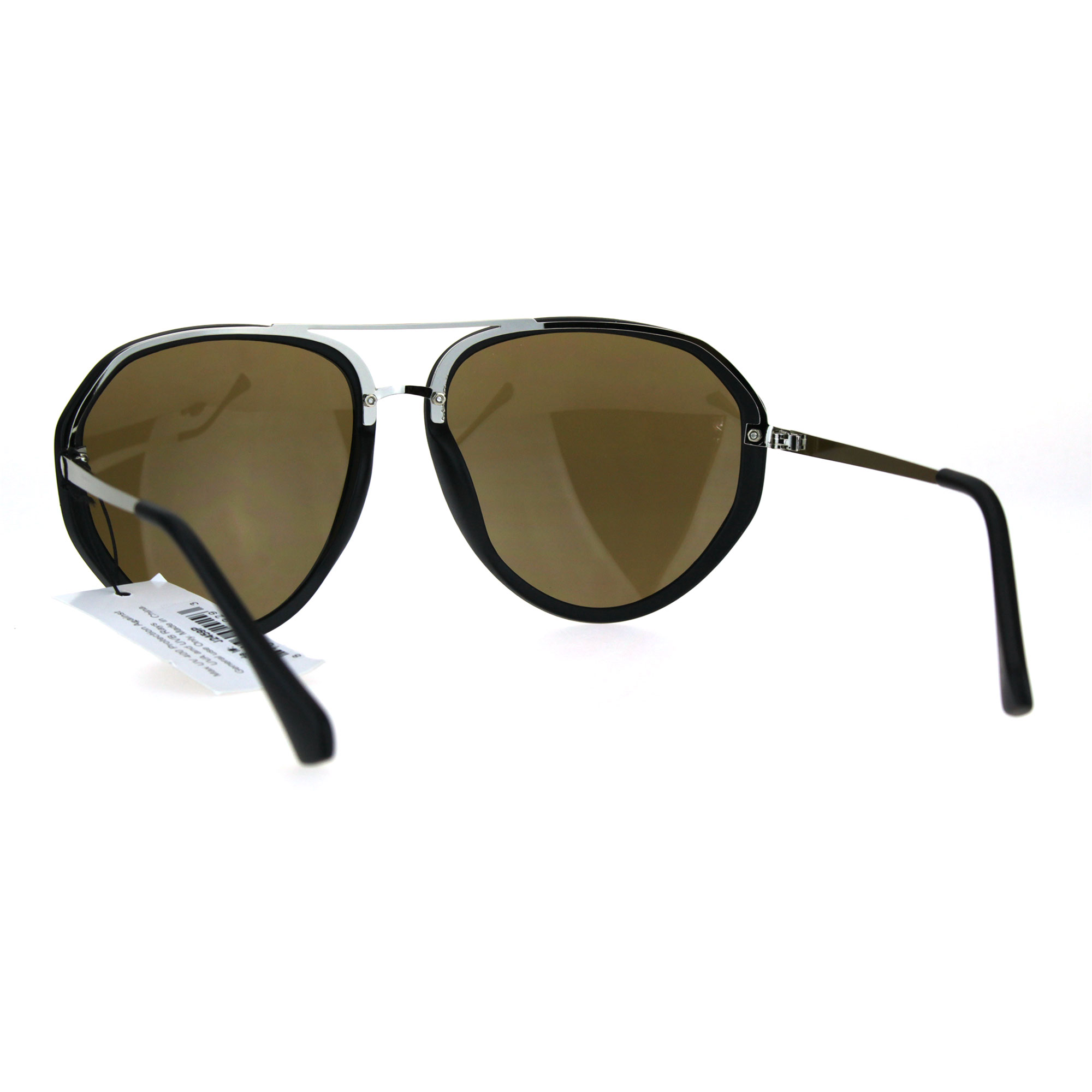 Mens Retro Designer Racer Plastic Metal Double Rim Aviator Sunglasses Ebay 