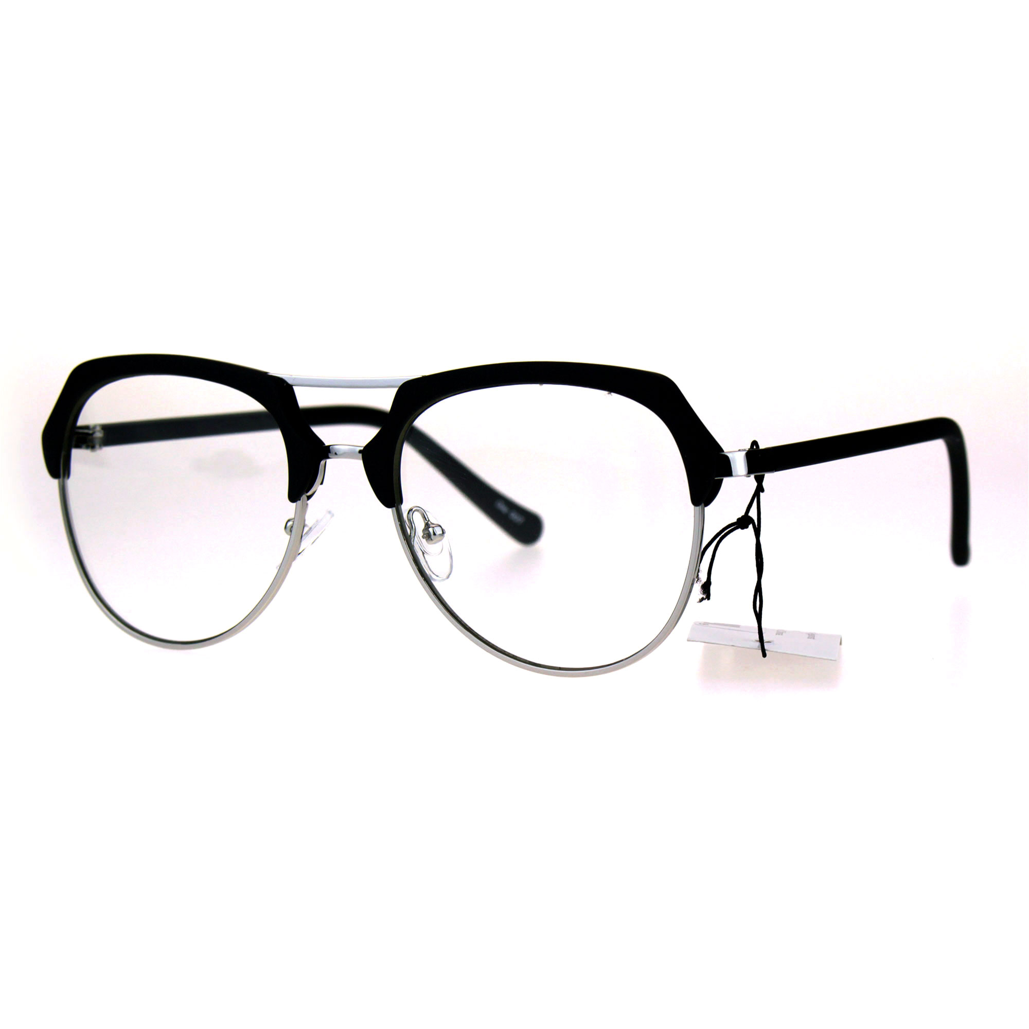 Retro Luxury Half Rim Fashion Clear Lens Eye Glasses Ebay