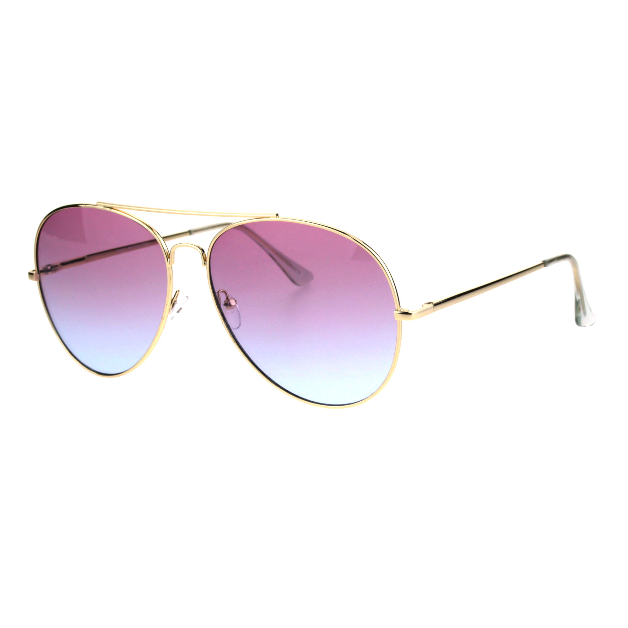 Oceanic Color Gradient Lens Oversize Retro Pilot Sunglasses Ebay