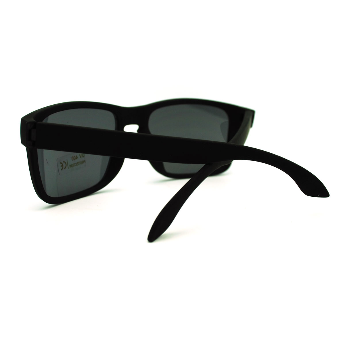 Rubberized Matte Secret Agent Rectangular Sporty Keyhole Sunglasses | eBay