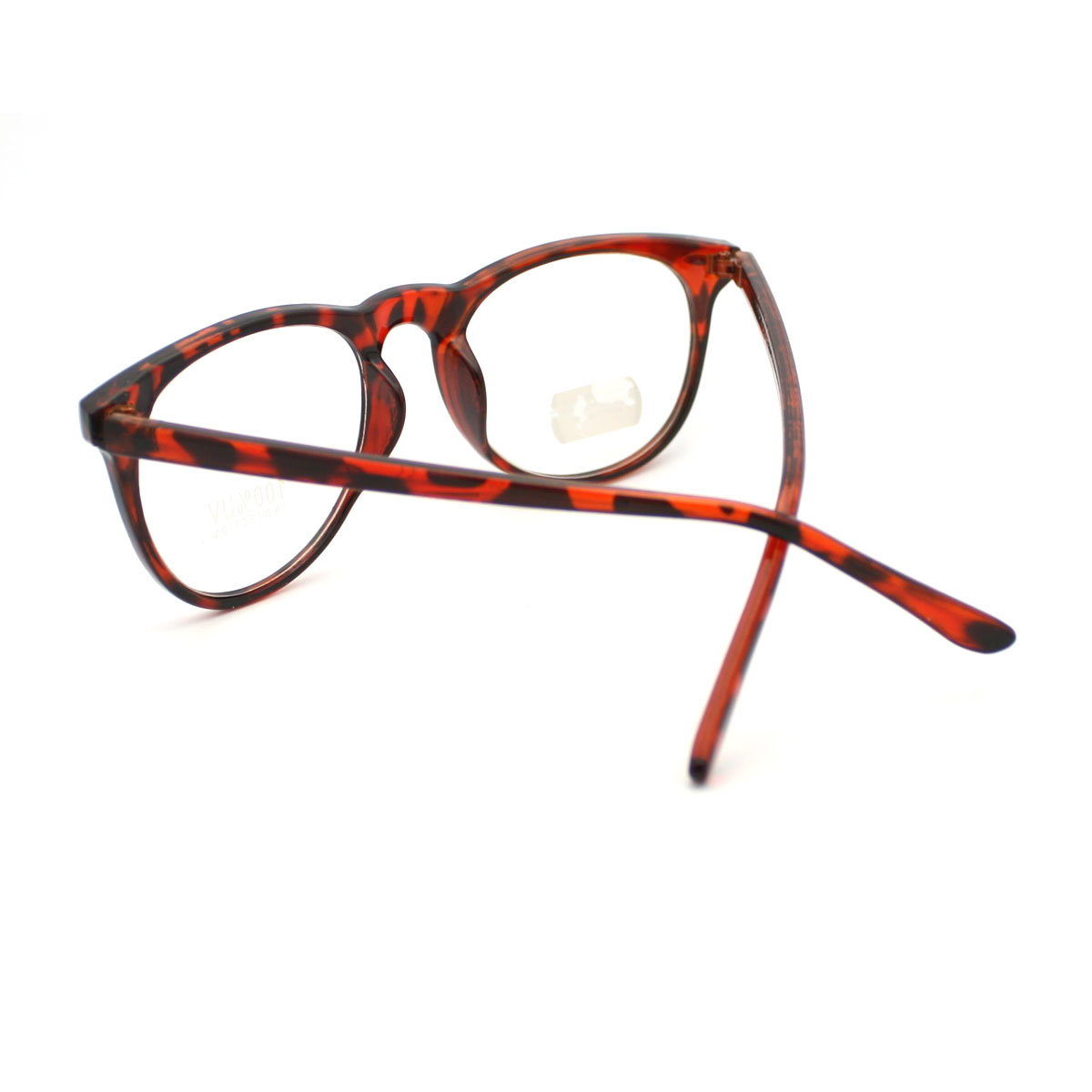 Geeky Round Thin Horn Rim Fashion Nerd Eye Glasses 3 Color Option Ebay