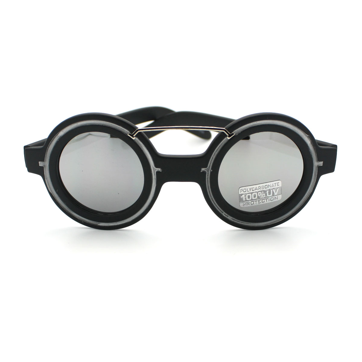 Steam Punk Binocular Style Perfect Circle Sunglasses | eBay