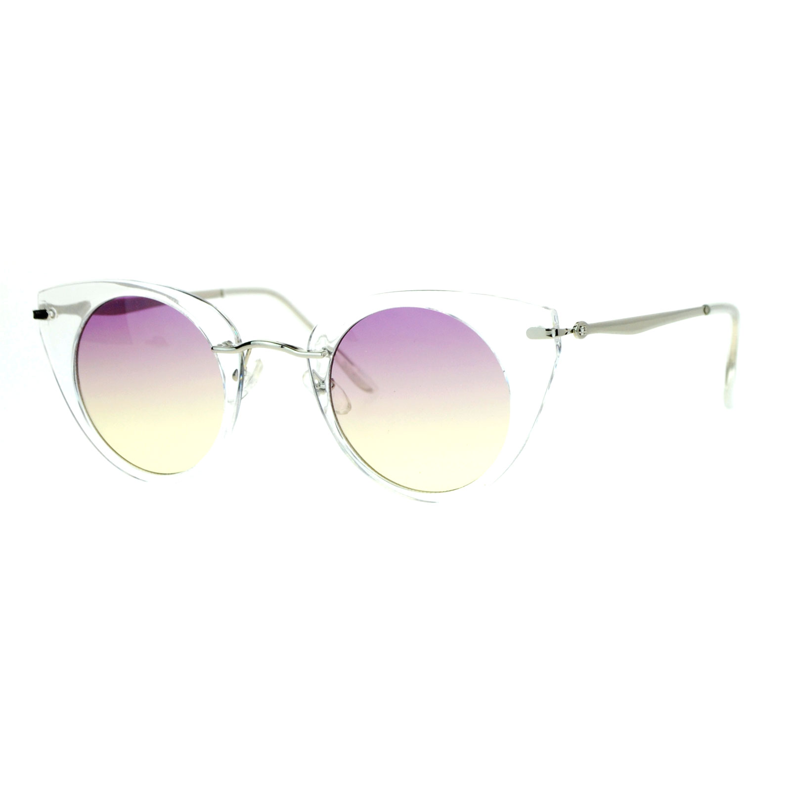 SA106 Oceanic Summer Lens Clear Frame Cat Eye Womens Sunglasses