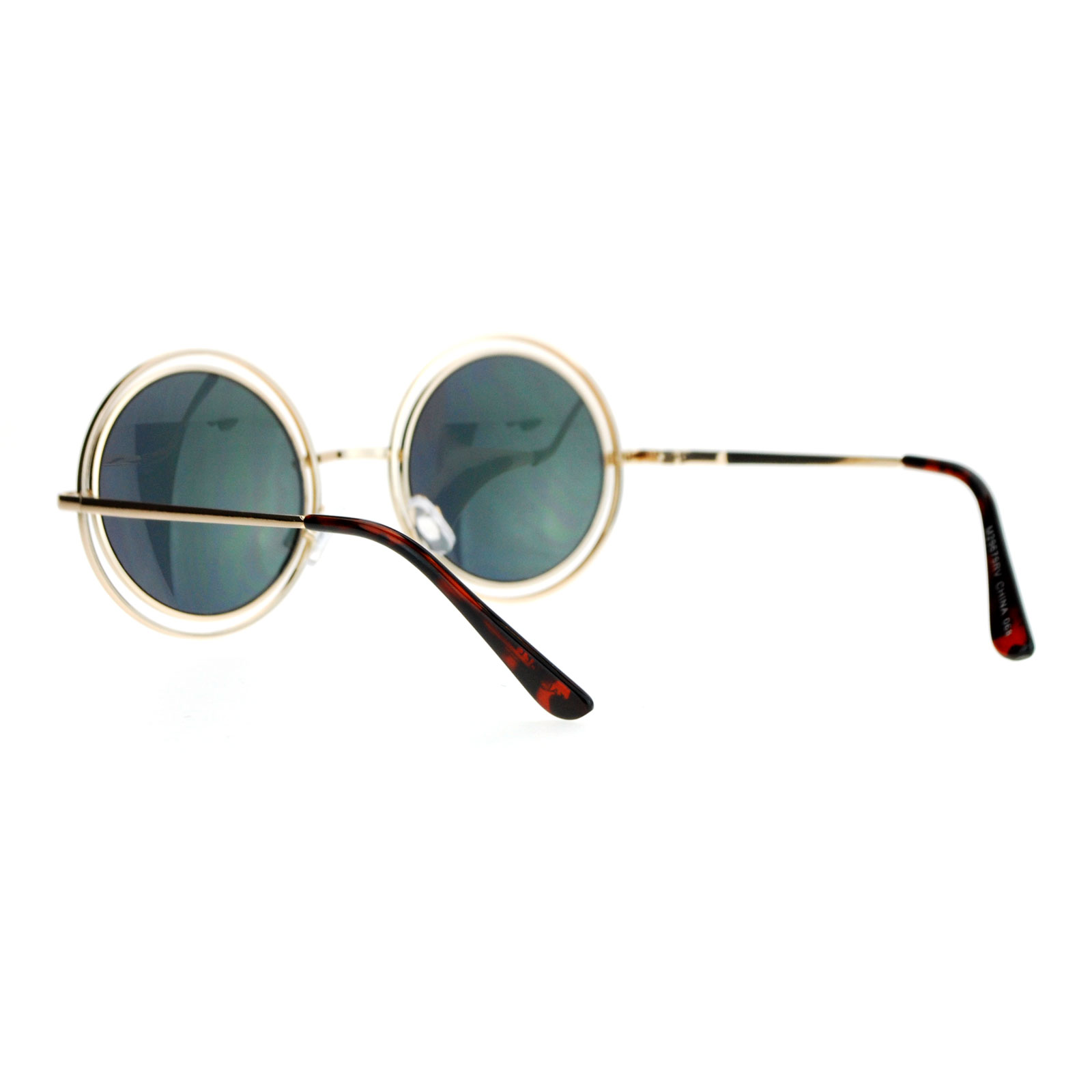 SA106 Unisex Double Frame Hippie Round Circle Lens Pimp Sunglasses | eBay