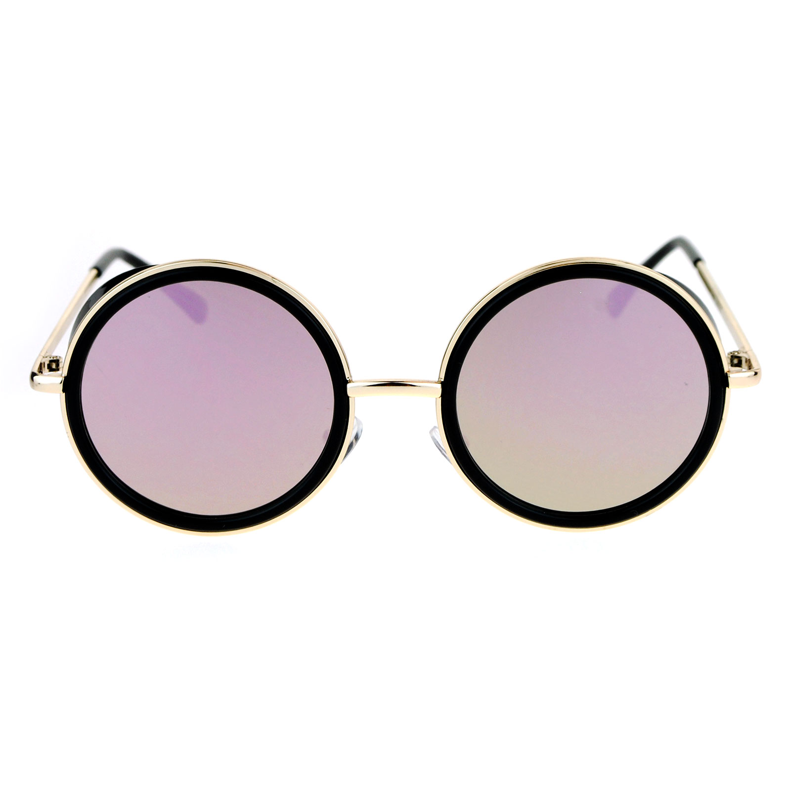 SA106 Side Visor Hippie Round Circle Lens Sunglasses | eBay