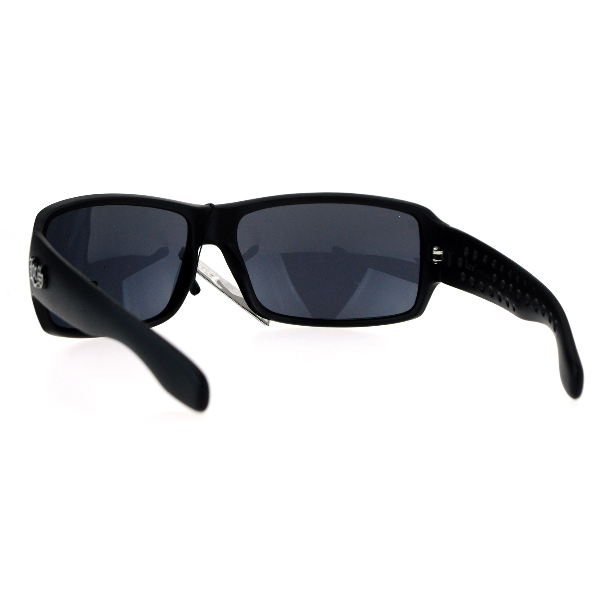 Locs Large Gangster Cholo Warp Around Rectangular Biker Sunglasses | eBay