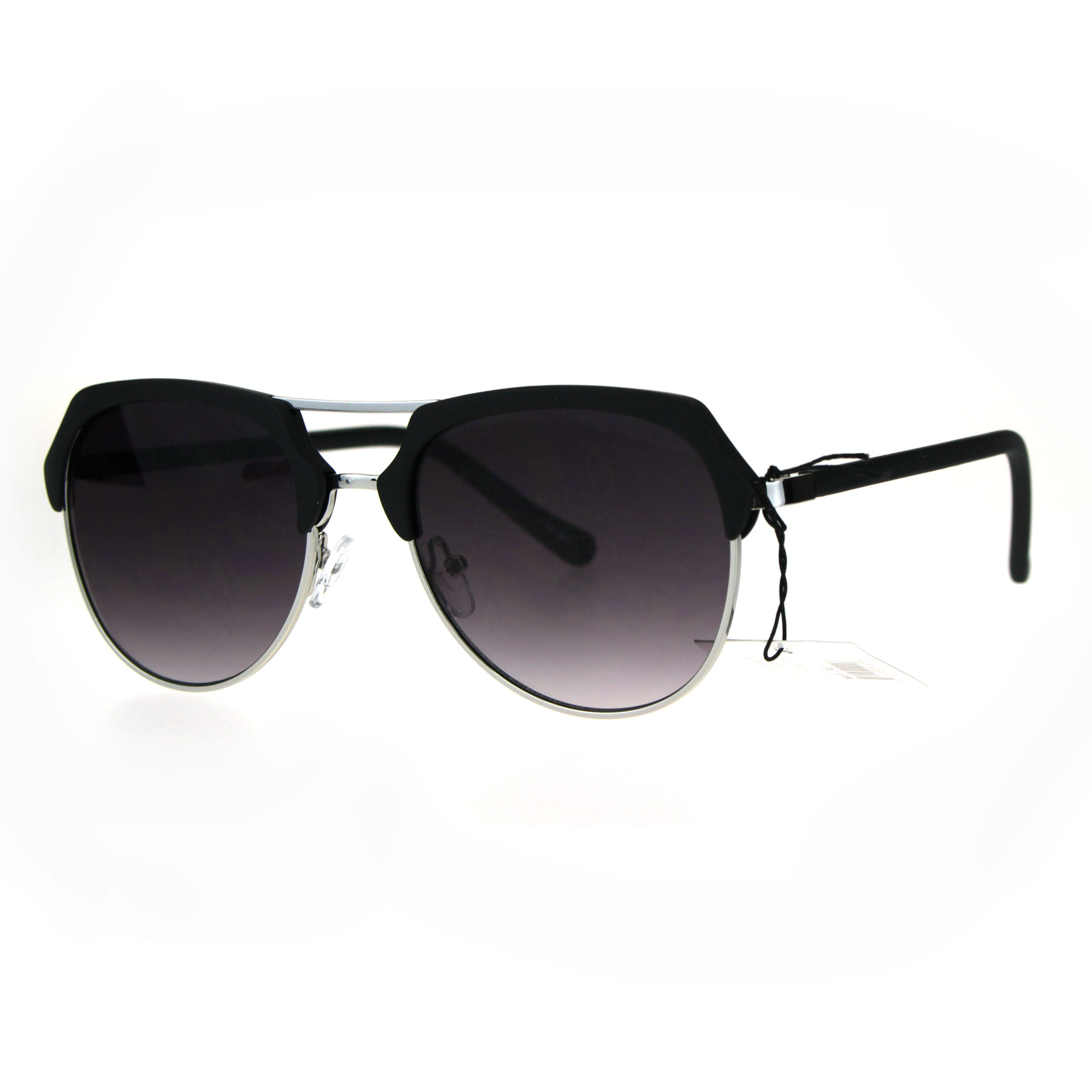 Retro Luxury Half Rim Fashion Sunglasses | eBay