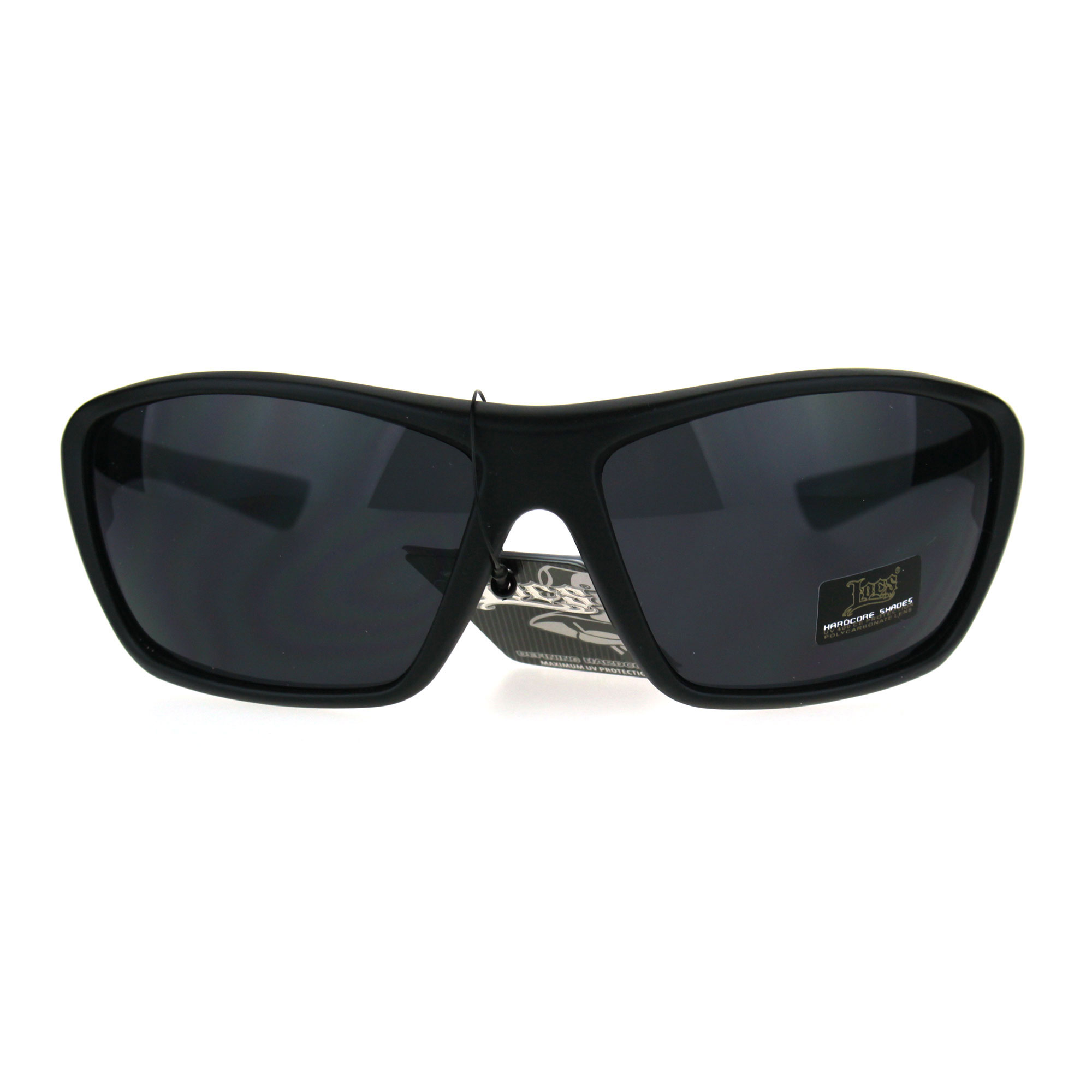 Locs Oversize Warp Gangster All Black Mens Cholo Plastic Sunglasses | eBay