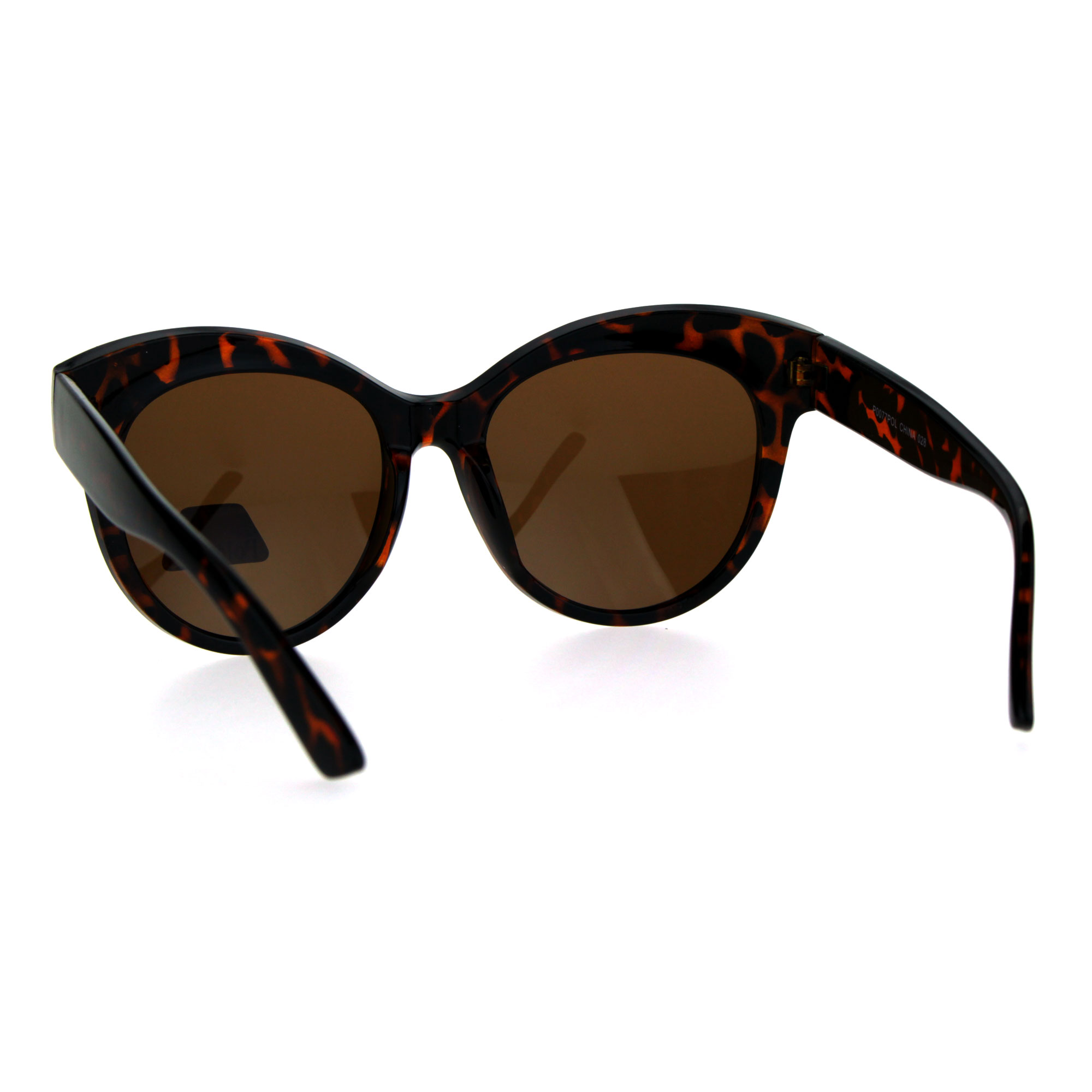 Antiglare Polarized Oversize Thick Plastic Cat Eye Diva Sunglasses | eBay