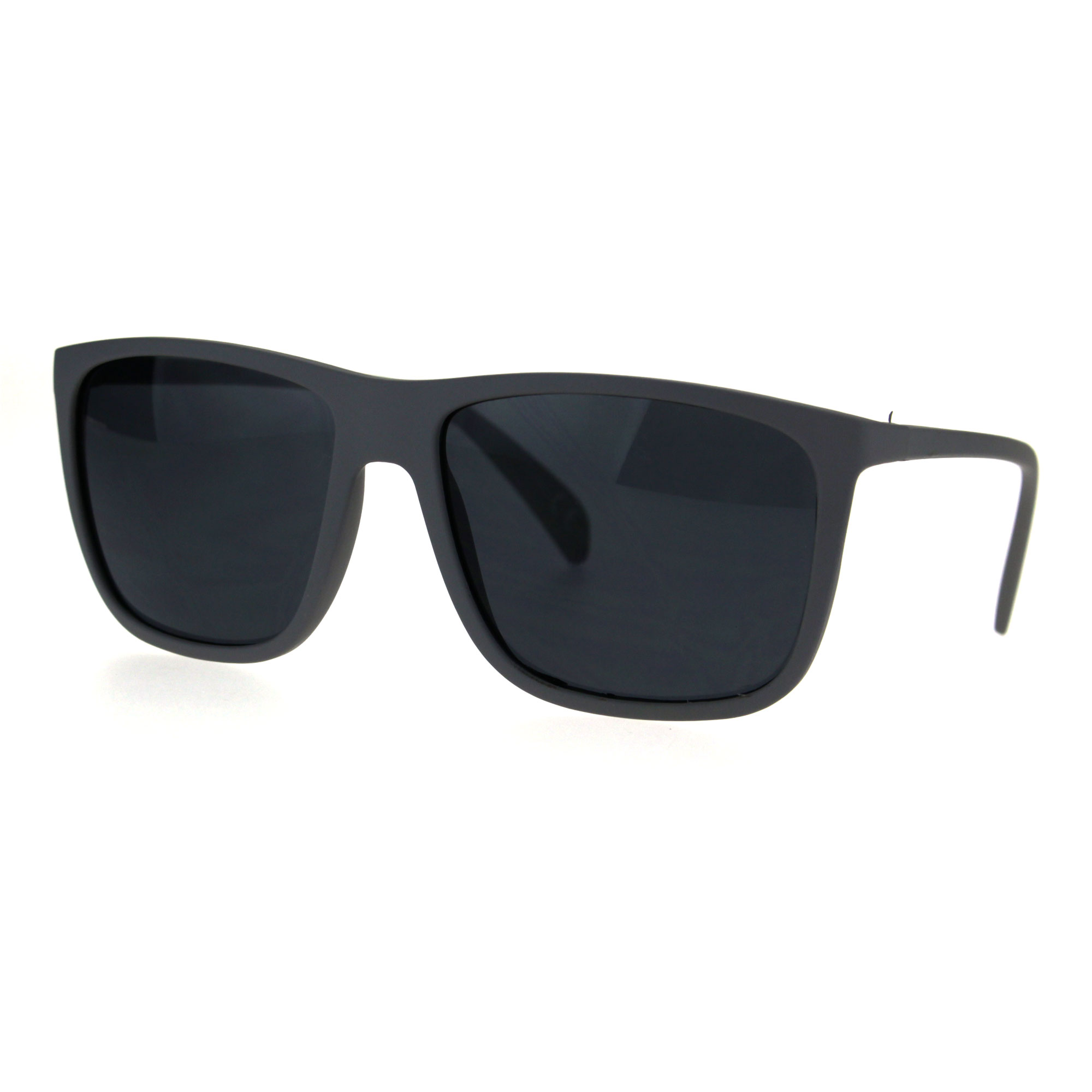 Mens Matte Rubberized Rectangular Thin Plastic Sport Sunglasses | eBay